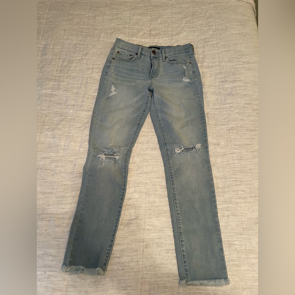 Aeropastel ripped skinny jeans, size 6